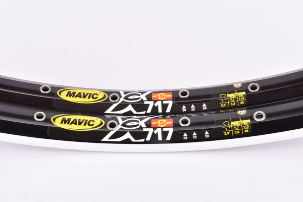 NOS Mavic XC 717 SSC Clincher Rim Set in 26
