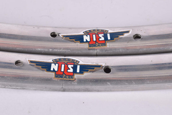 Roue Avant NISI Moncalieri 700 Boyau - Jante Vélo Course 36 Trous Vintage 70's
