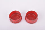 Red Cinelli Milano handlebar end plugs form the 1960s