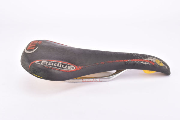 Extra light weight Black Selle Italia Radius genuine leather Saddle with  aluminum alloy rails from 1999