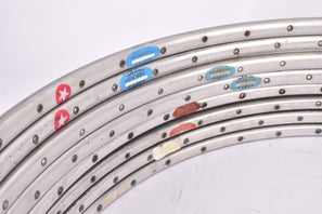 Bunch of vintage Super Champion and Rigida road bike Rims (4 pairs) in 622mm / 28" (700C)  from the 1970s and 1980s