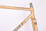 Champagne (Gold ish) Gazelle Champion Mondial AB-Frame frame set in 52.5 cm (c-t) / 51 cm (c-c) with Reynolds 531c tubing and Campagnolo drop outs from 1983