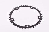 NOS black anodized Gipiemme Azzurro Chainring with 42 teeth and 144 mm BCD from the 1980s