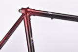 Black and metalic bordeaux Specialized Epic vintage Carbon fibre road bike frame set in 56 cm (c-t) / 54 cm (c-c) from 1994