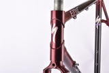 Black and metalic bordeaux Specialized Epic vintage Carbon fibre road bike frame set in 56 cm (c-t) / 54 cm (c-c) from 1994