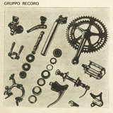 Campagnolo Nuovo Record Group Set with italian thread from 1978 (post CPSC) in very good condition