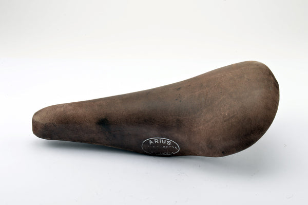 Selle De Vélo Vintage Arius Gran Carrera Special - Cuir Marron - Fabrication Espagnole