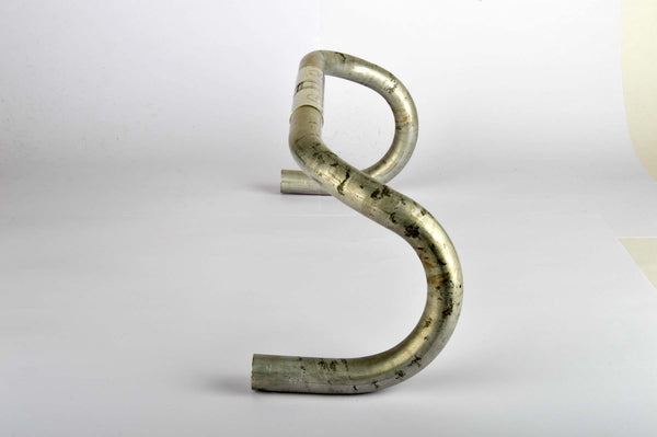 Guidon De Route Winpista Winpista 25.4 Mm - 64-40, Aluminium, Avec Rainures, Argenté