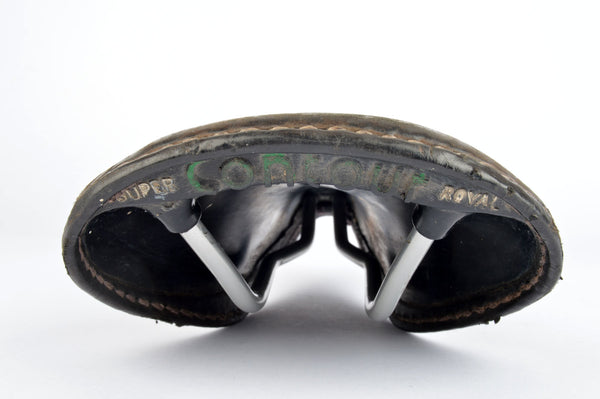 Selle Vélo De Route Selle Royal Contour SL Superleggero - Cuir Noir Vintage Années 70 - Occasion