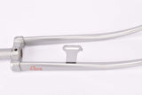 NOS 28" Grey Steel Fork with Eyelets for Fenders, Rack and Braze-on for a Dynamo