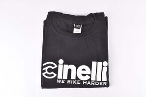 Cinelli we bike harder T-Shirt, black