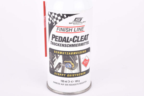 finish line pedal and cleat Finish Line Pedal & Cleat dry film Lubricant 150ml