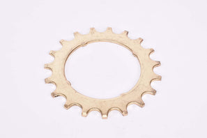 NOS Suntour Pro Compe #A (#5) 5-speed and 6-speed Cog, golden steel Freewheel Sprocket with 19 teeth from the 1970s - 1980s