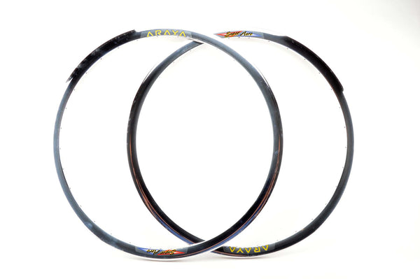 NEW Araya silver polished Super Aero clincher Rims 700c/622mm with