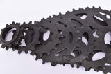 NOS Black Suntour APII 8-speed Powerflow Accushift Plus Cassette with 11-32 teeth from the 1990s, without spacer
