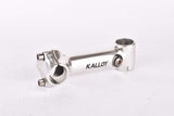 Kalloy MTB ahead stem in size 130mm with 25.4mm bar clamp size