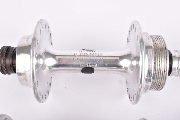 Jeu De Moyeux Gipiemme Sprint 36 Trous - Neuf, Aluminium, 6 Vitesses, Italie