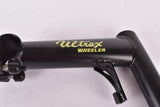 NOS Wheeler Ultrax (Hsin Lung HL Corp) black MTB Stem in size 140mm with 25.4mm bar clamp size from the 1990s
