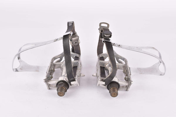 SAKAE RINGYO SP150 PEDALS SR SILVER ALLOY PEDALE VELO VINTAGE BICYCLE 1970 1980