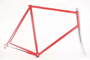 NOS red Romani frame in 65.0 cm (c-t) / 63.5 cm (c-c)