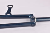 NOS 26" Dark Blue Steel Fork with a Braze-on for a Dynamo