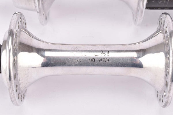 ヴィンテージSHIMANO『DEORE XT』(HB-M730・FH-M732) Shimano Deore XT 14G #HB-M730 and #FH-M732 7-speed Uniglide (UG
