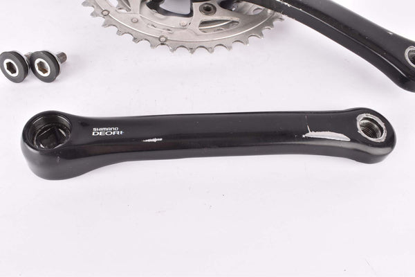 Pédalier Shimano Deore LX Triple 175mm Argent – 42/32/22 Dents – Fabrication Japon – Occasion