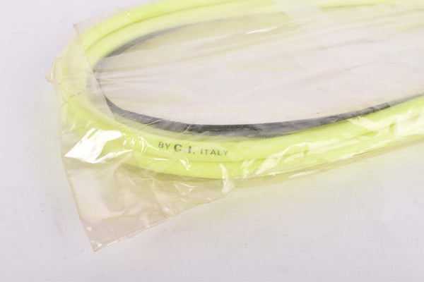 Kit Cavi Freno MTB Casiraghi - Alloggiamento Verde Neon - Vecchio Stock Nuovo Italiano