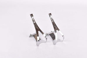 NOS Christophe Special #496 chromed steel toe clip set in size L