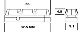 Kool Stop #R-26 Shimano 600AX replacement brake pad set (2 pcs)
