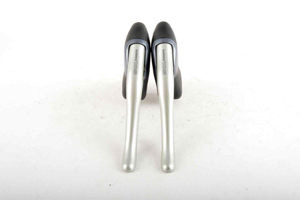 NEW Shimano Super SLR 105 #BL-1055 aero brake lever set with black hoods from the 80s NOS