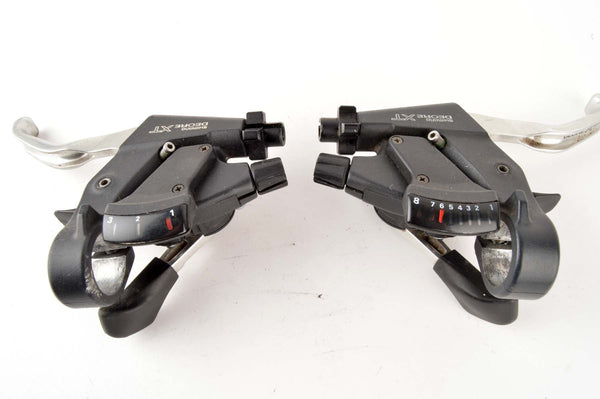 Shimano Deore XT #ST-M739 3/8 speed shifting brake levers from