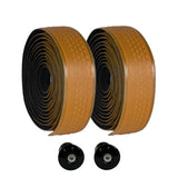 VeloOrange Rubbery Handlebar Tape in black, white, brown