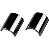 VeloOrange Alloy Handlebar Shims for 31.8 to 25.4mm (Two Piece), silver, black