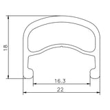 VeloOrange Enterprise clincher single rim (1 rim) with 32 or 36 holes in 700C