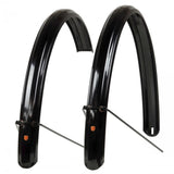 VeloOrange 700c Zeppelin Fenders, 52mm - Silver and Black