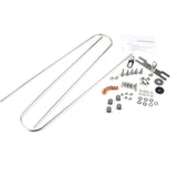 VeloOrange 700c Smooth Fenders, 55mm, Silver, Black