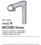 3 ttt Mod. 78 Record Strada Stem in size 90mm with 26.0mm bar clamp size from the 1970s - 80s