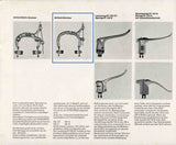 NOS Altenburger Brillant #TII/57 single pivot front caliper brake from 1960s - 80s