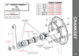 NOS/NIB Campagnolo CX #FC-CX012 Power-Torque Bearings and Seals Set from the 2010s