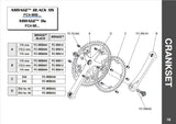 NOS/NIB Campagnolo Mirage #FC4-MIB593 9-speed Crankset with 53/39 teeth in 175mm length from the 2000s