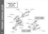 NOS/NIB Campagnolo Mirage QS #FD5-MI2C5 10-speed clamp-on Front Derailleur from the 2000s