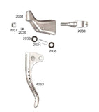 Campagnolo Super Record #4062 brake levers with white hoods from the 1980s