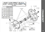 NOS/NIB Campagnolo Veloce #FC8-VL592 Ultra-Torque 10-speed Crankset with 52/39 teeth in 175mm length from the 2000s