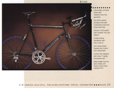 Diamond Black Metallic Cannondale R700 extra light and rigid  26" Triathlon / Time Trial aluminum bike frame set set in 66.5 cm (c-t) / 62 cm (c-c) from 1994 - defective!