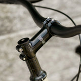 VeloOrange Threadless Stem, 17 Degree, 31.8mm Clamp, Black and Silver