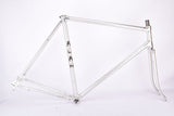 Silver anodized Alan Competizione Strada vintage aluminum frame set in 56.8 cm (c-t) 55 cm (c-c) from 1973 ~ 1974