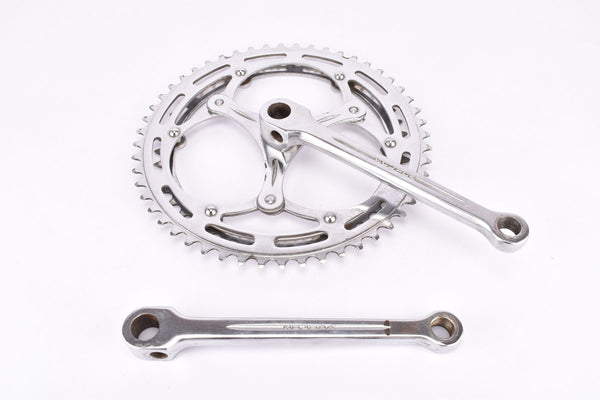 Solida 3-Arm Cottered chromed steel Crankset with 52/45 Teeth and 170 mm length from the 1970s