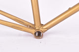 Golden L´Expres vintage steel road bike frame set set in 57.5 cm (c-t) / 56.5 cm (c-c) with Ishiwata 022 tubing and Shimano dropouts from the 1970s ~ 1980s