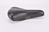 Black Selle Italia Anatomic MTB Leather Saddle from the 1980s